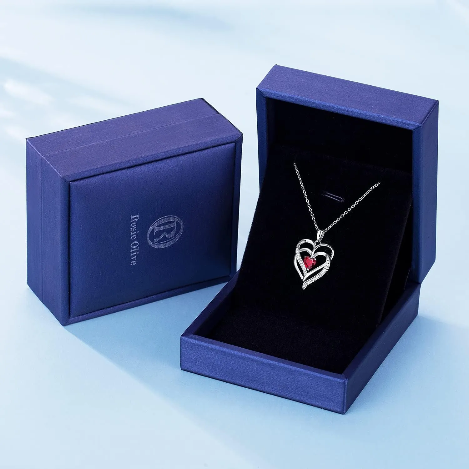 ✨ Stunning Sterling Silver Heart Birthstone Necklaces! Perfect gift for graduations, anniversaries, or birthdays for your favorite women - moms, grandmas, sisters, and besties! 💖🎉 #GiftIdeas #JewelryLove