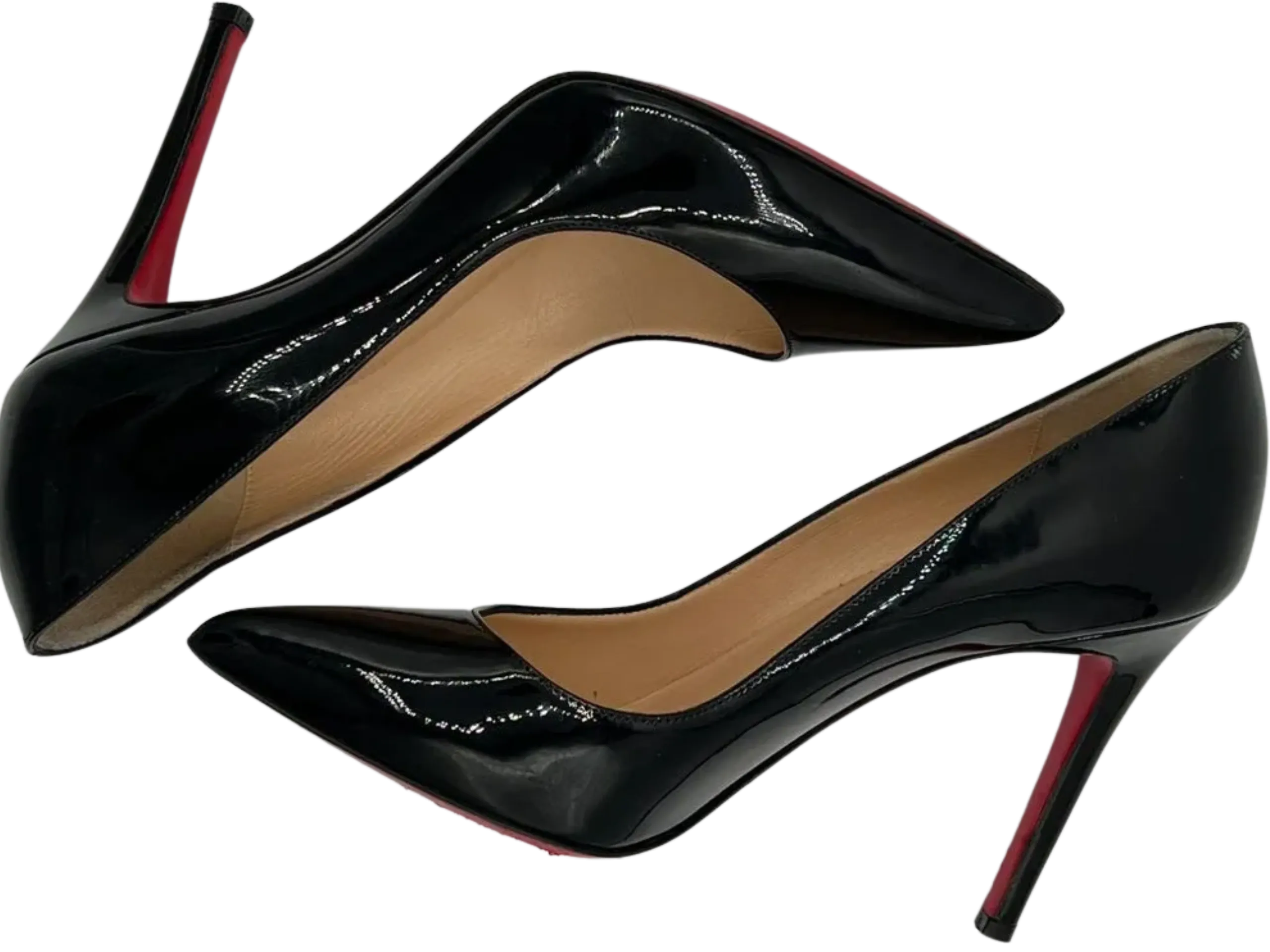 Christian Louboutin Pigalle 100 patent-leather pumps