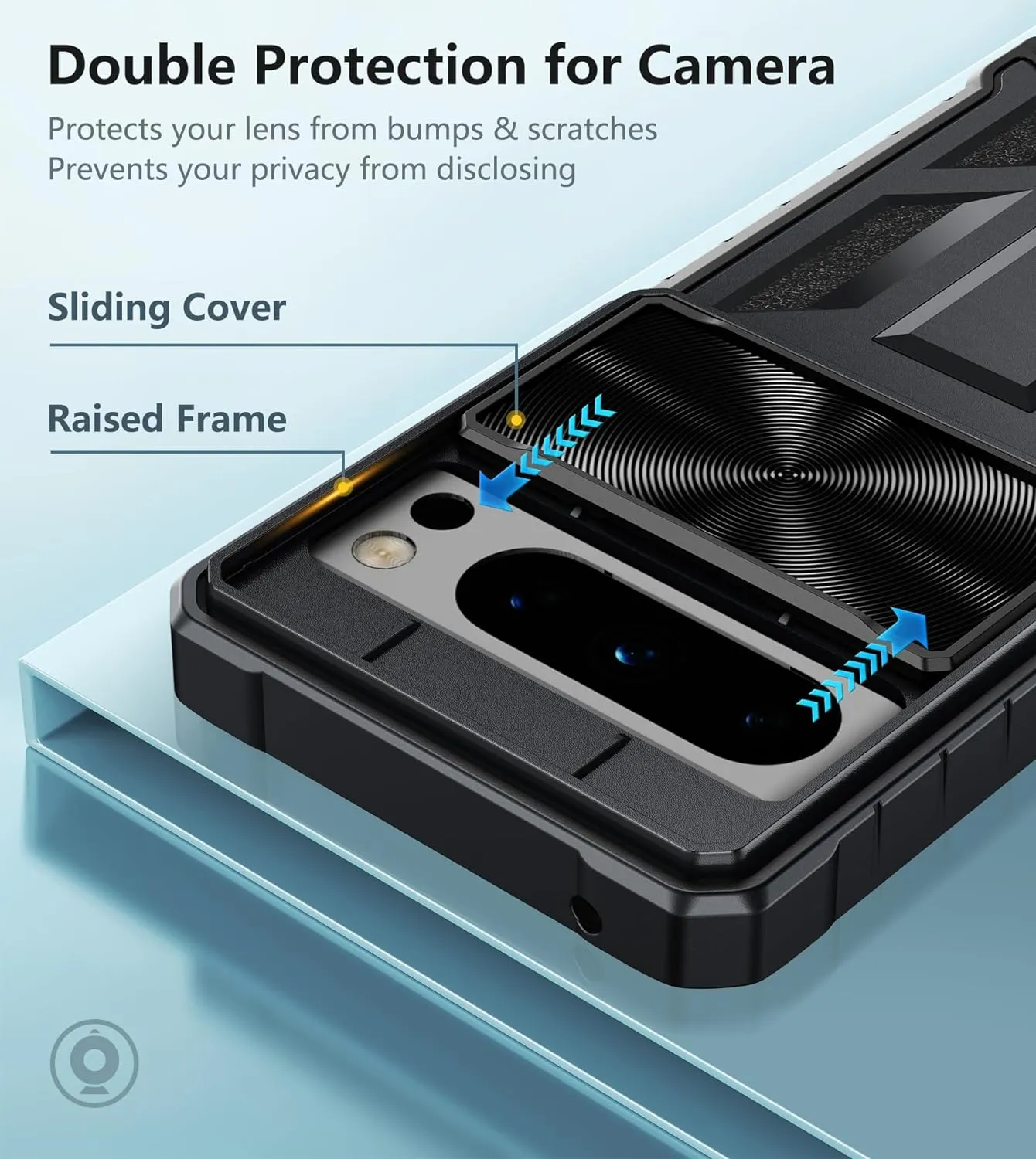 Google Pixel-8-Pro Phone Case Military Grade Drop Proof Protective Duty Protection Tough Case