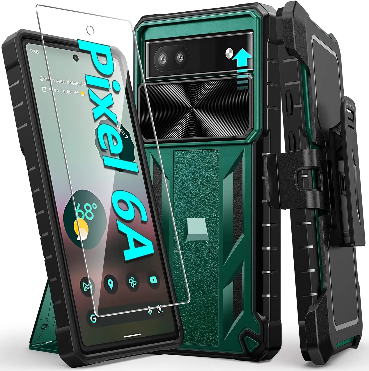 Google Pixel-8-Pro Phone Case Military Grade Drop Proof Protective Duty Protection Tough Case