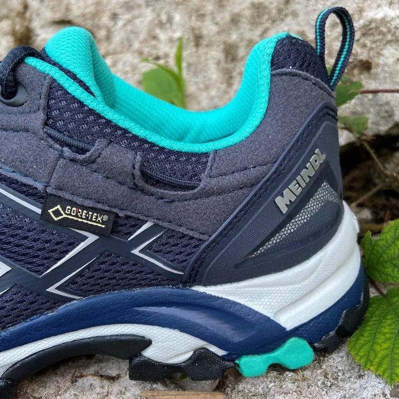 Meindl Caribe GTX Women's Walking Shoes - Navy/Turquoise