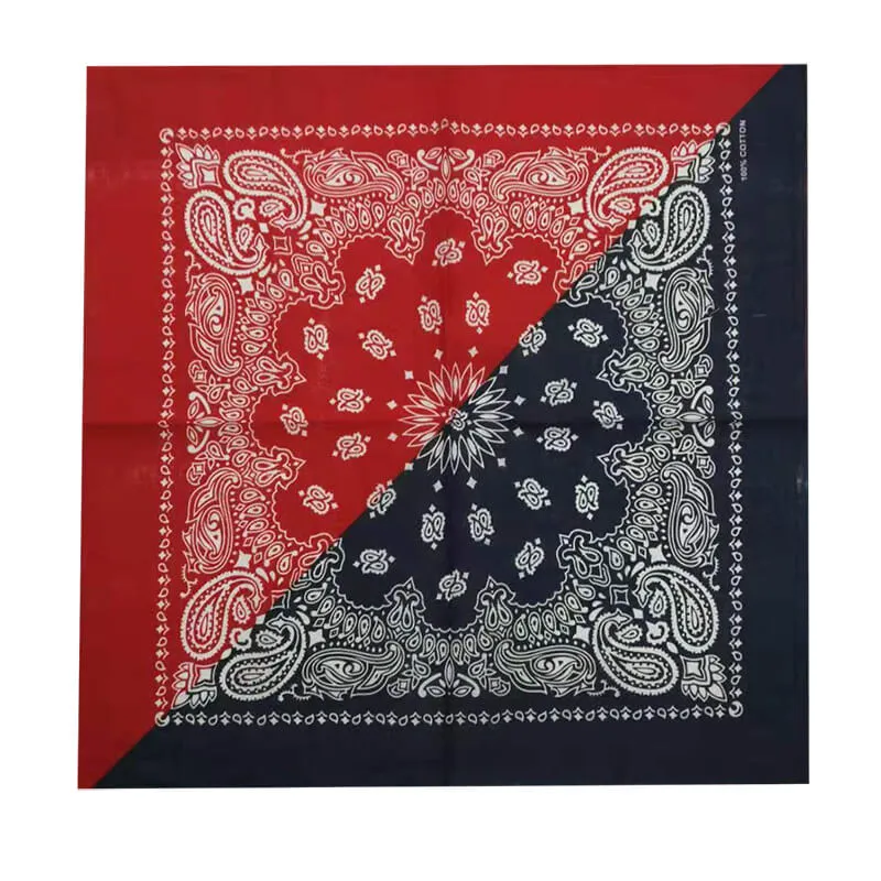 Paisley Print Bandanas for Cowboy, Headbands for Women Men, 100% Cotton Dog Handkerchief