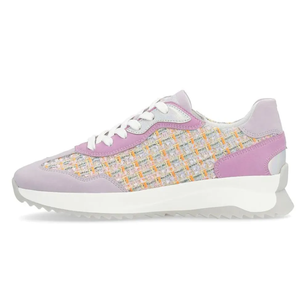 Rieker W1300 Dhara Pastel Multi Leather Sneaker (Women's)