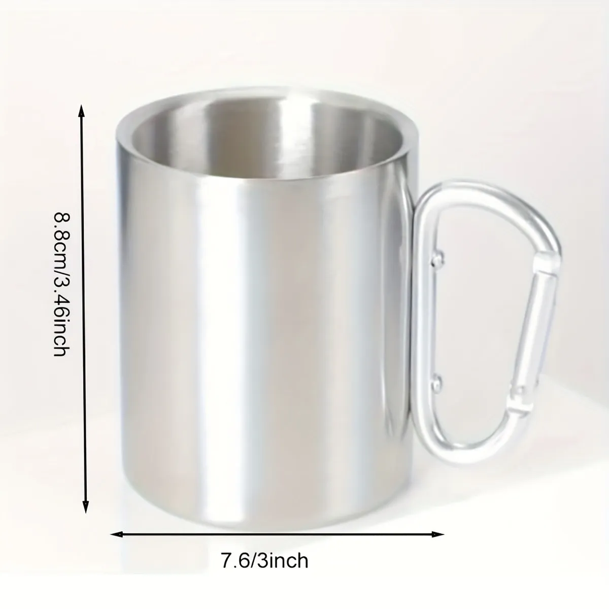 Stainless Mug-200ml Portable Double-Layer For Outdoor Adventures