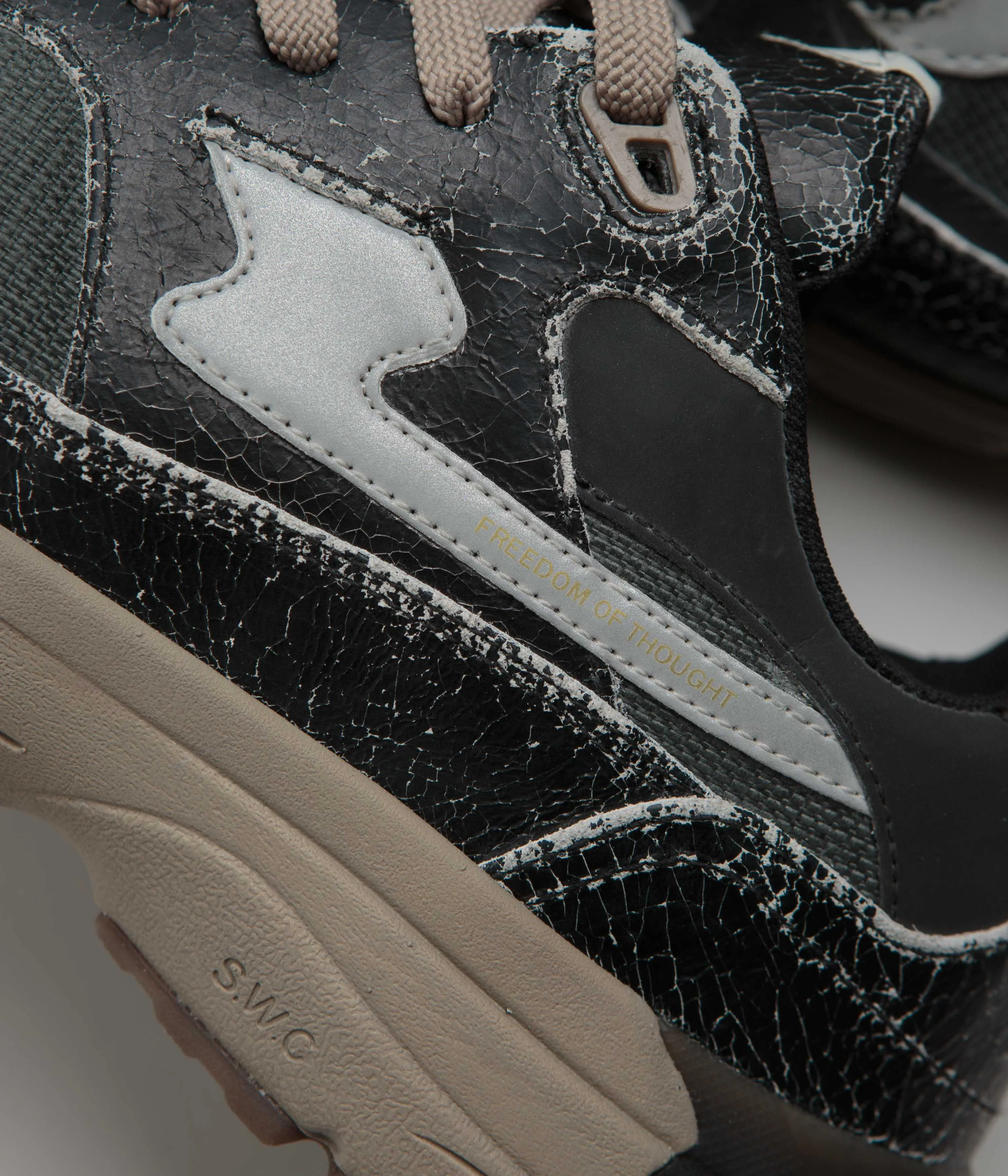 Stepney Workers Club Amiel S-Strike Geo-Merged Shoes - Cordura Black