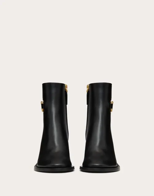 VLOGO SIGNATURE CALFSKIN ANKLE BOOT 75MM