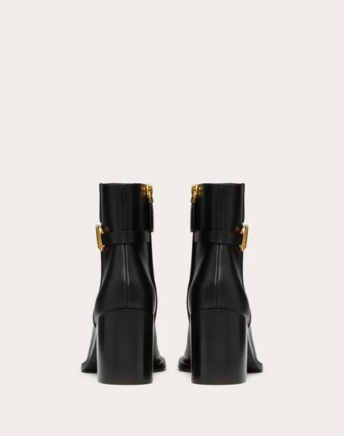 VLOGO SIGNATURE CALFSKIN ANKLE BOOT 75MM